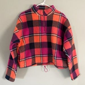 Plaid Pullover Fleece
